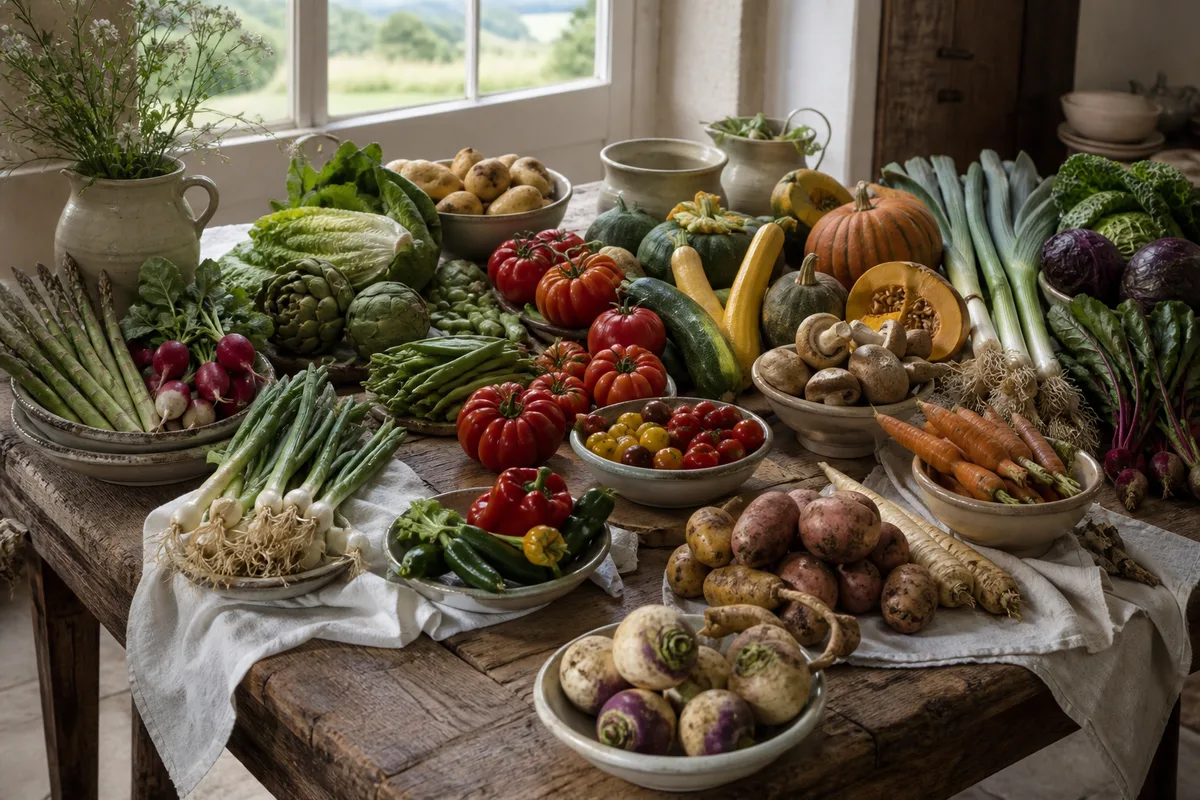 Le calendrier des légumes de saison